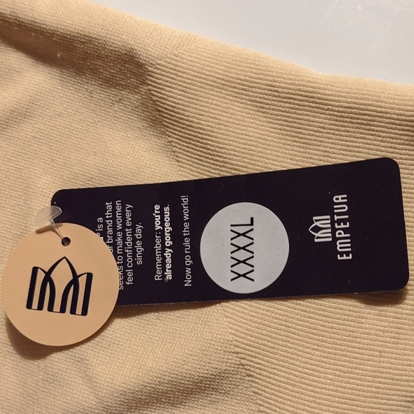 Empetua High Waisted All Day Boyshort Shaper Beige - 4X - Picture 2 of 5